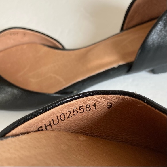 NEW NWOT J. Jill D'Orsay Flats Women 9 Pointed Toe Black Leather Business Casual - Picture 13 of 16